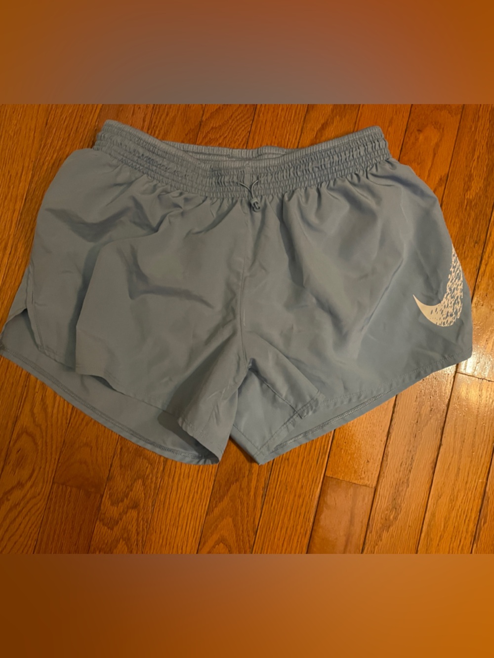 Nike Women’s Pale Blue Athletic lined Running Shorts